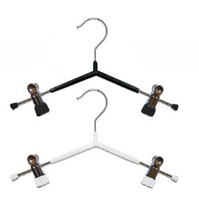 꺾은 코팅 실리콘 바지걸이 바지집게 매장옷걸이