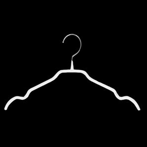 나시 걸이 화이트 코팅옷걸이 실리콘옷걸이 5개