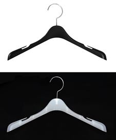 9601-1 블랙 캐쥬얼 옷걸이 반투명옷걸이