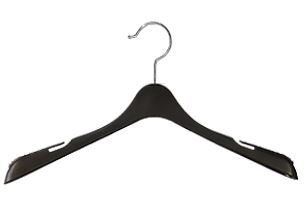 PL3730B 블랙 흘림방지 여성정장옷걸이