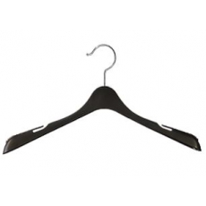 PL3730B 블랙 흘림방지 여성정장옷걸이