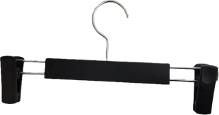 DS A-2 블랙 바지집게 바지걸이 매장옷걸이