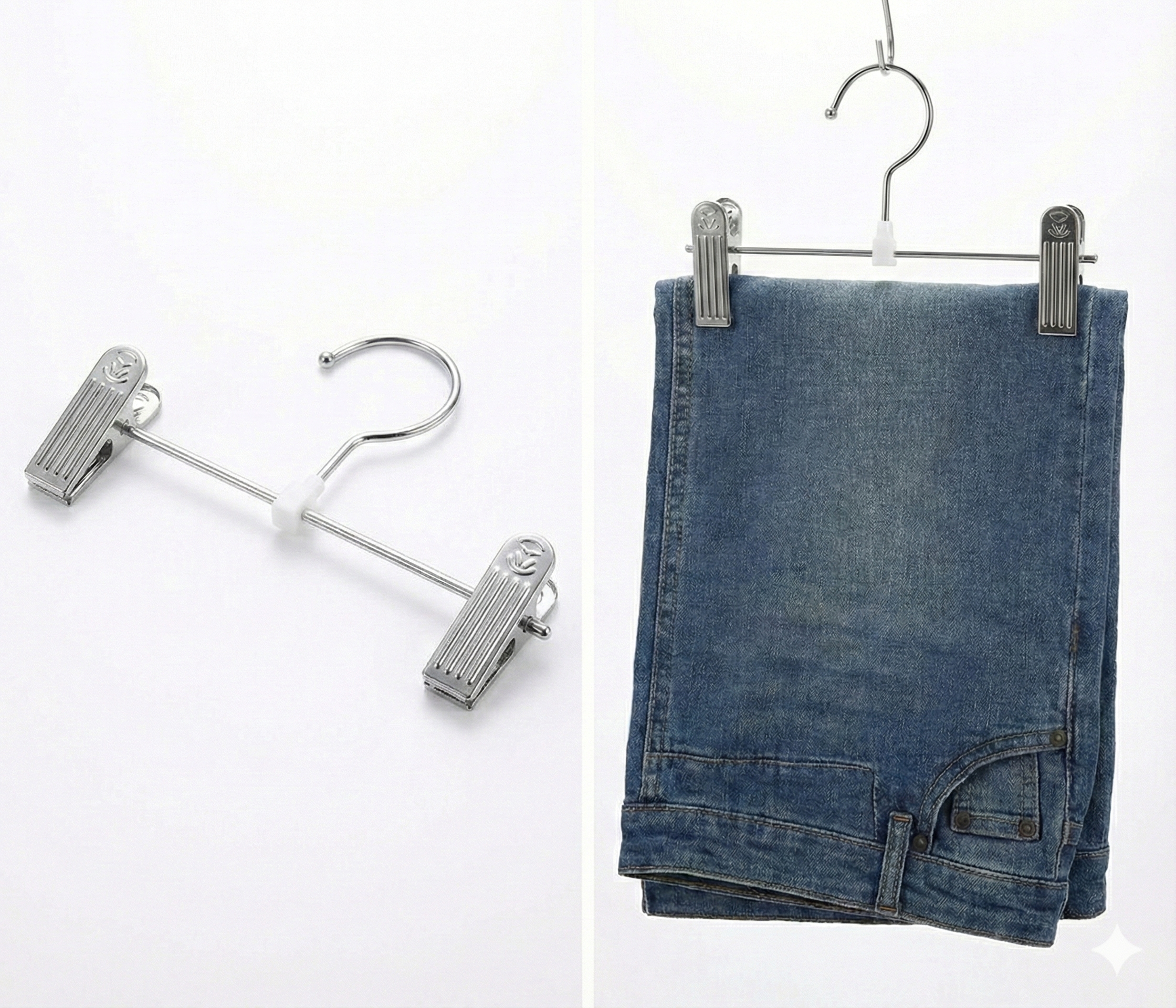 스텐바지걸이 바지집게 옷가게 스텐옷걸이