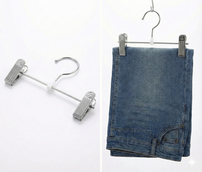 스텐바지걸이 바지집게 옷가게 스텐옷걸이