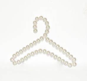 진주 비즈 옷가게 매장 진주옷걸이 옷걸이