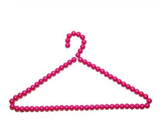 핑크 구슬옷걸이 진주옷걸이 비즈옷걸이