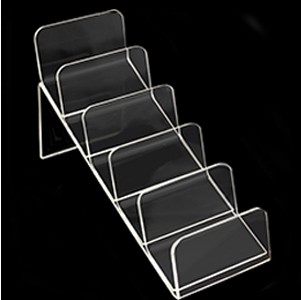 5단 아크릴 지갑 진열 진열대 지갑 받침 받침대