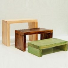 (20) ㄷ자원목받침대 ㄷ자받침대 신발진열