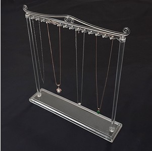 1단 스탠드 아크릴 목걸이진열대 목걸이거치대