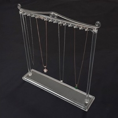 1단 스탠드 아크릴 목걸이진열대 목걸이거치대