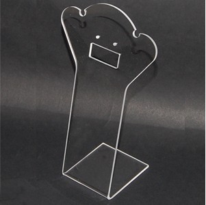 버섯 투명아크릴 목걸이진열대 귀걸이거치대 대