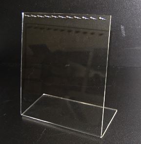 1단 투명 아크릴 목걸이진열대 팔찌진열대