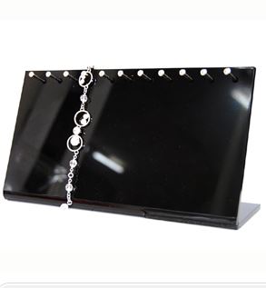 블랙 아크릴목걸이진열대 발찌진열 팔찌진열