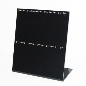 2단 블랙 아크릴 팔찌진열대 발찌진열대