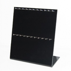 2단 블랙 아크릴 팔찌진열대 발찌진열대