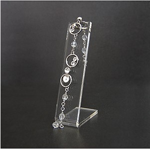 싱글 투명아크릴 팔찌진열대 헤어핀진열대