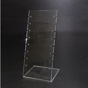 8줄 투명 아크릴 팔찌진열 목걸이진열대