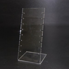 8줄 투명 아크릴 팔찌진열 목걸이진열대