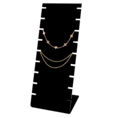 8줄 블랙 아크릴 팔찌진열대 목걸이거치대