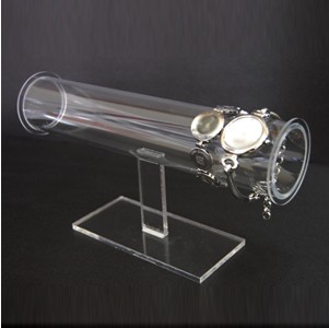 T자 투명 아크릴 팔찌진열 머리띠정리대