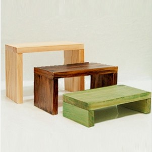 (20)원목 우드 나무 ㄷ자 받침 받침대 거치대 진열대