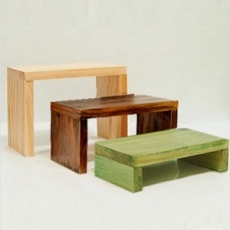 (20)원목 우드 나무 ㄷ자 받침 받침대 거치대 진열대