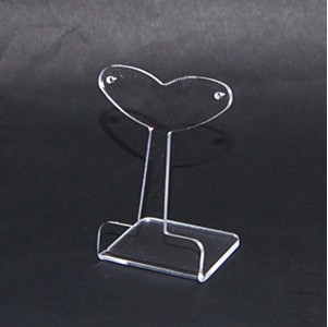하트 투명귀걸이진열대 귀걸이아크릴거치대 2개