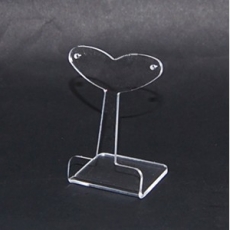 하트 투명귀걸이진열대 귀걸이아크릴거치대 2개