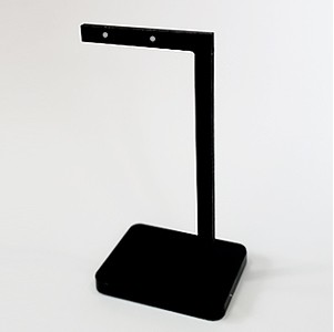ㄱ자 블랙 아크릴귀걸이거치대 아크릴진열대 2개