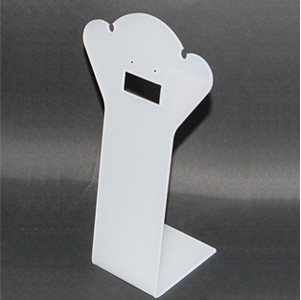 버섯 흰색 아크릴 목걸이거치대 귀걸이진열대 대