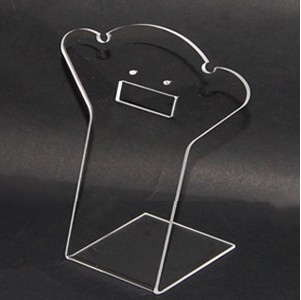 버섯 투명아크릴 목걸이진열대 귀걸이거치대 소