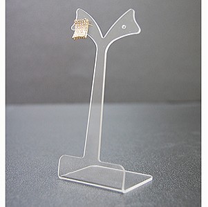 2단 투명 귀걸이아크릴거치대 귀걸이진열대