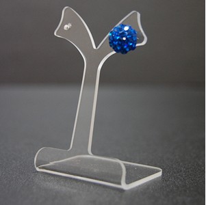 1단 투명 귀걸이아크릴거치대 귀걸이진열대