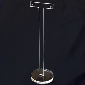 투명 둥근T자 아크릴 귀걸이거치대 특대