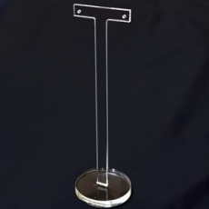 투명 둥근T자 아크릴 귀걸이거치대 특대