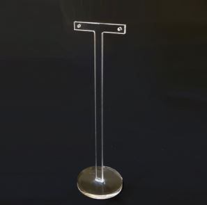 투명 둥근T자 아크릴 귀걸이거치대 대