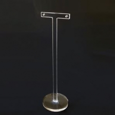 투명 둥근T자 아크릴 귀걸이거치대 대