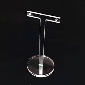 투명 둥근 T자 아크릴 귀걸이거치대 소