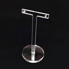 투명 둥근 T자 아크릴 귀걸이거치대 소