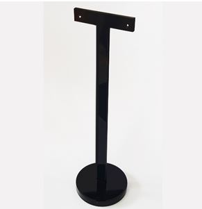 블랙 둥근T자 아크릴귀걸이거치대 특대