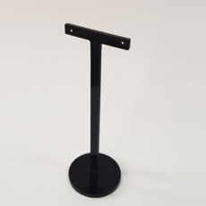 블랙 둥근T자 아크릴 귀걸이진열대 중