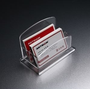 (F3002) 2단 투명 아크릴 쿠폰 명함 케이스 꽂이