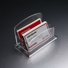 (F3002) 2단 투명 아크릴 쿠폰 명함 케이스 꽂이