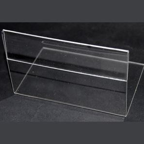 L자형(90도)가격표꽂이 아크릴 pop 종이 안내문 꽂이 쇼케이스