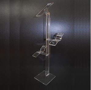 3단 아크릴 구두진열대 신발진열대 신발디피