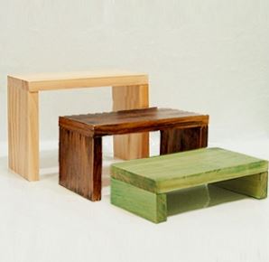 (20)ㄷ자 악세사리 우드받침대 원목진열대 우드진열대