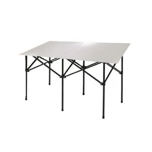 접이식 매대 화이트 상판 1200x600x9mm 2칸 (세트)