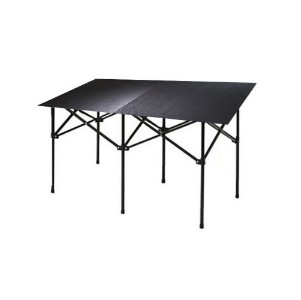 접이식 매대 블랙 상판 1200x600x9mm 2칸 (세트)