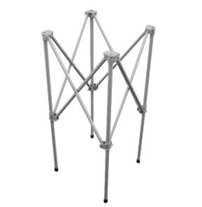 1칸 자바라 접이식 x자 매대