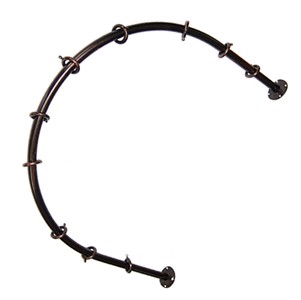 브론즈 벽면 탈의실봉 옷가게탈의실 간이피팅룸